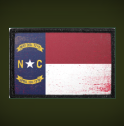 NC Flag Distressed